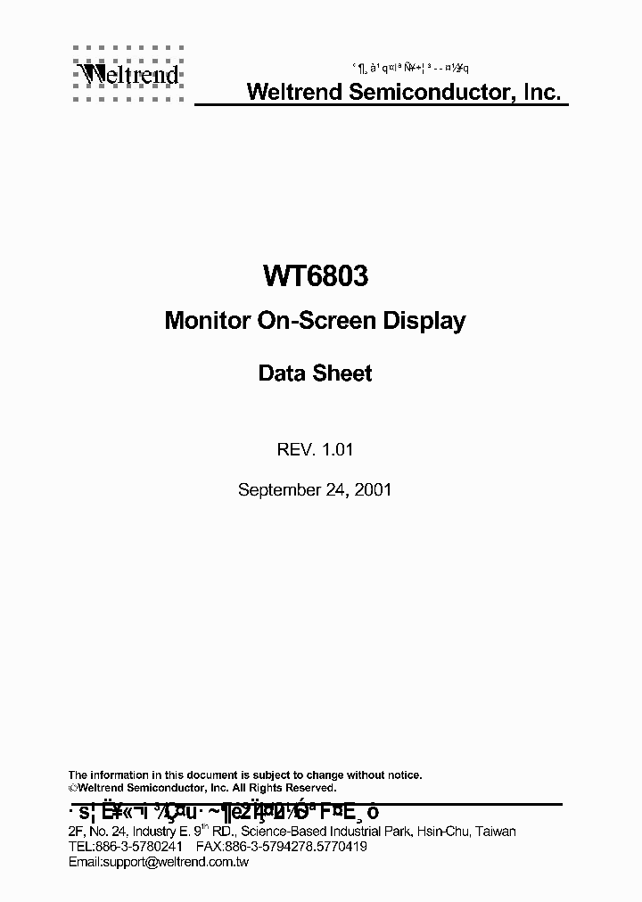 WT6803_1007738.PDF Datasheet