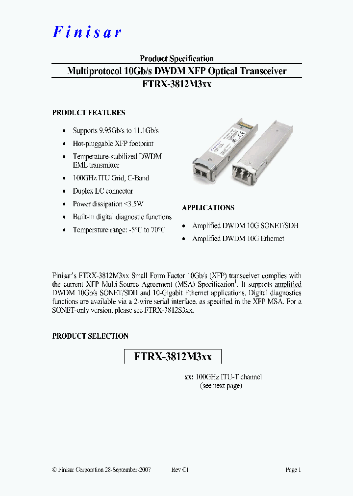 FTRX-3812M340_4928246.PDF Datasheet