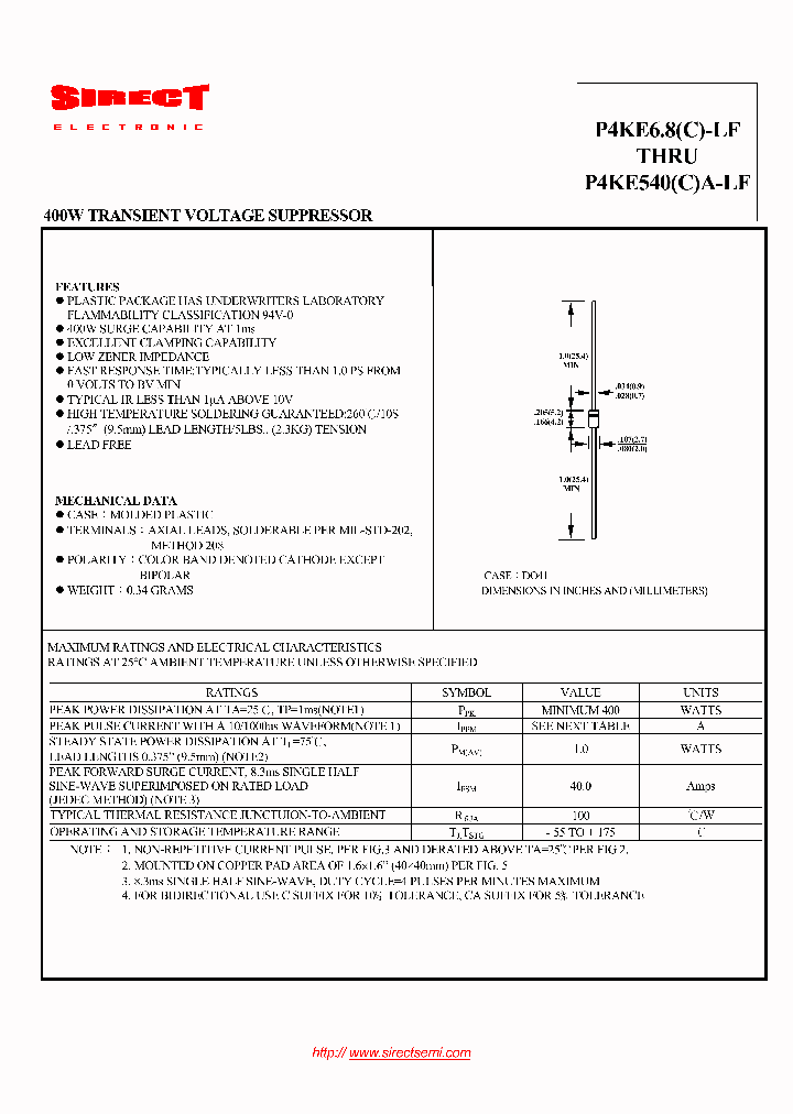 P4KE43-LF_4928431.PDF Datasheet