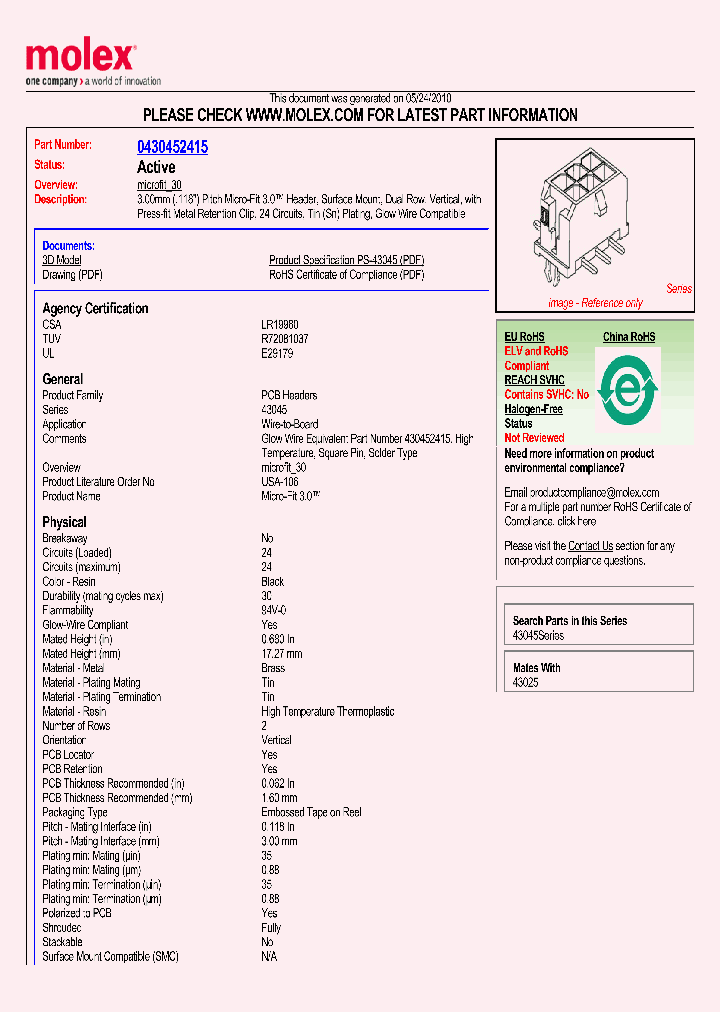 43045-2415_4929250.PDF Datasheet