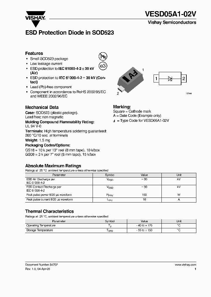 VESD05A1-02V_4931091.PDF Datasheet