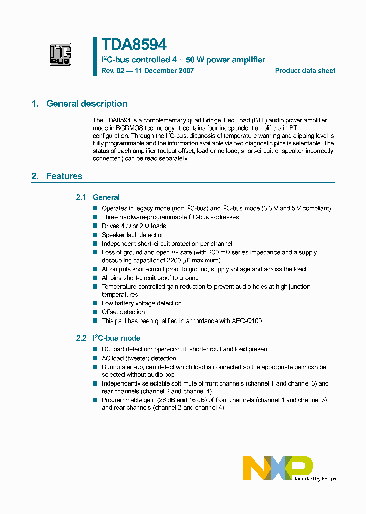 TDA8594_4931307.PDF Datasheet