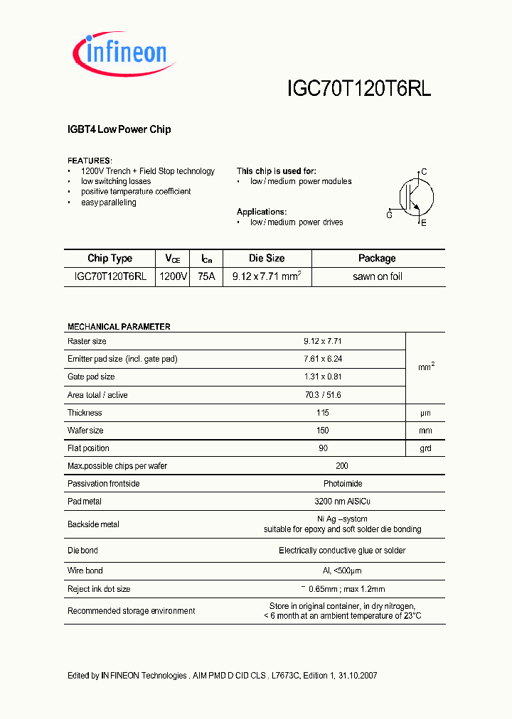 IGC70T120T6RL_4931383.PDF Datasheet
