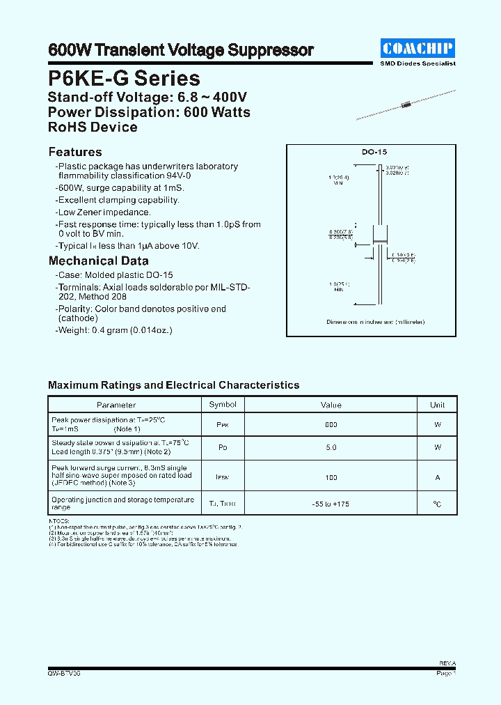 P6KE180-G_4931986.PDF Datasheet