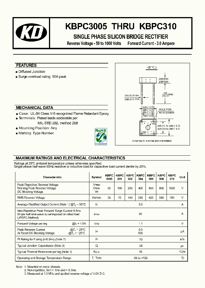 KBPC310_4934886.PDF Datasheet