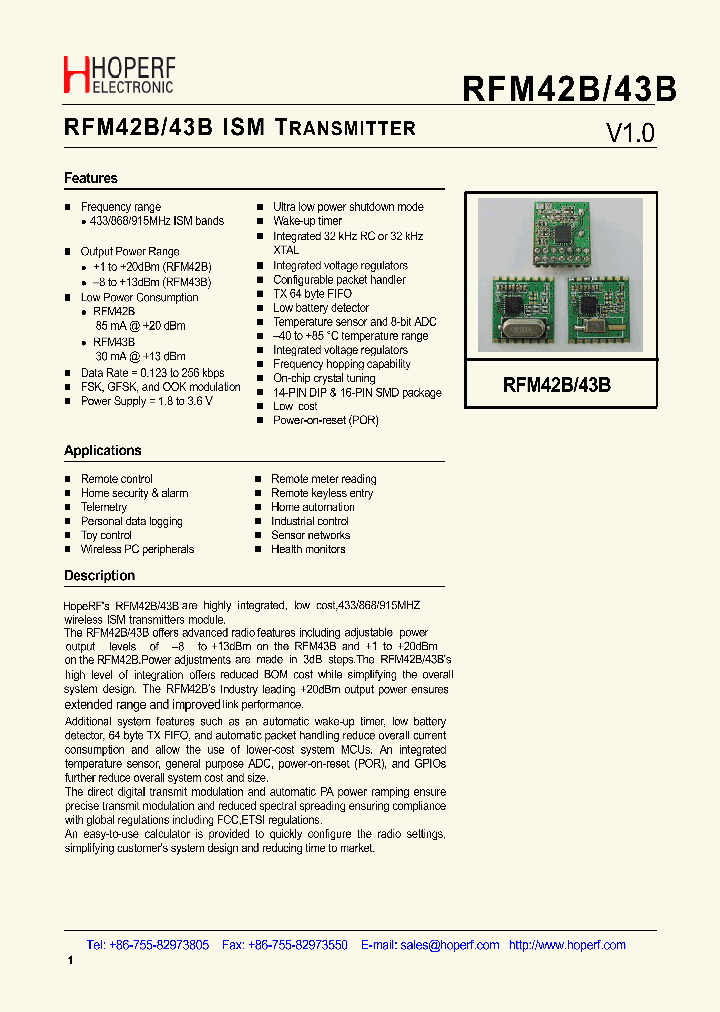 RFM42B_4935794.PDF Datasheet