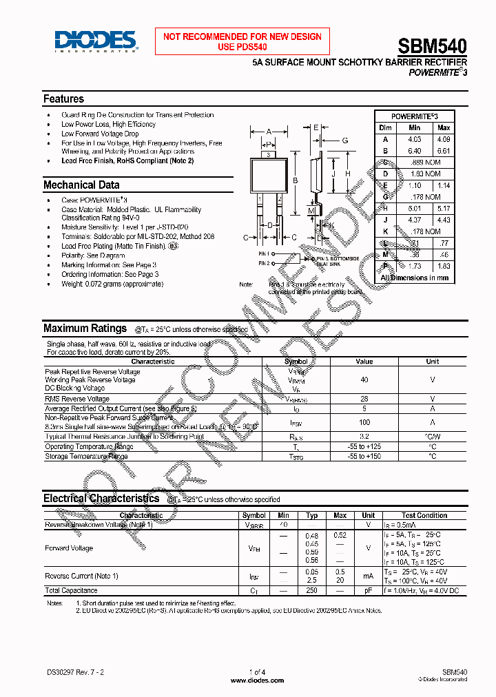 SBM540_4940223.PDF Datasheet