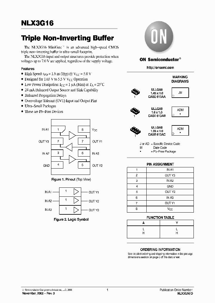 NLX3G16AMX1TCG_4940754.PDF Datasheet