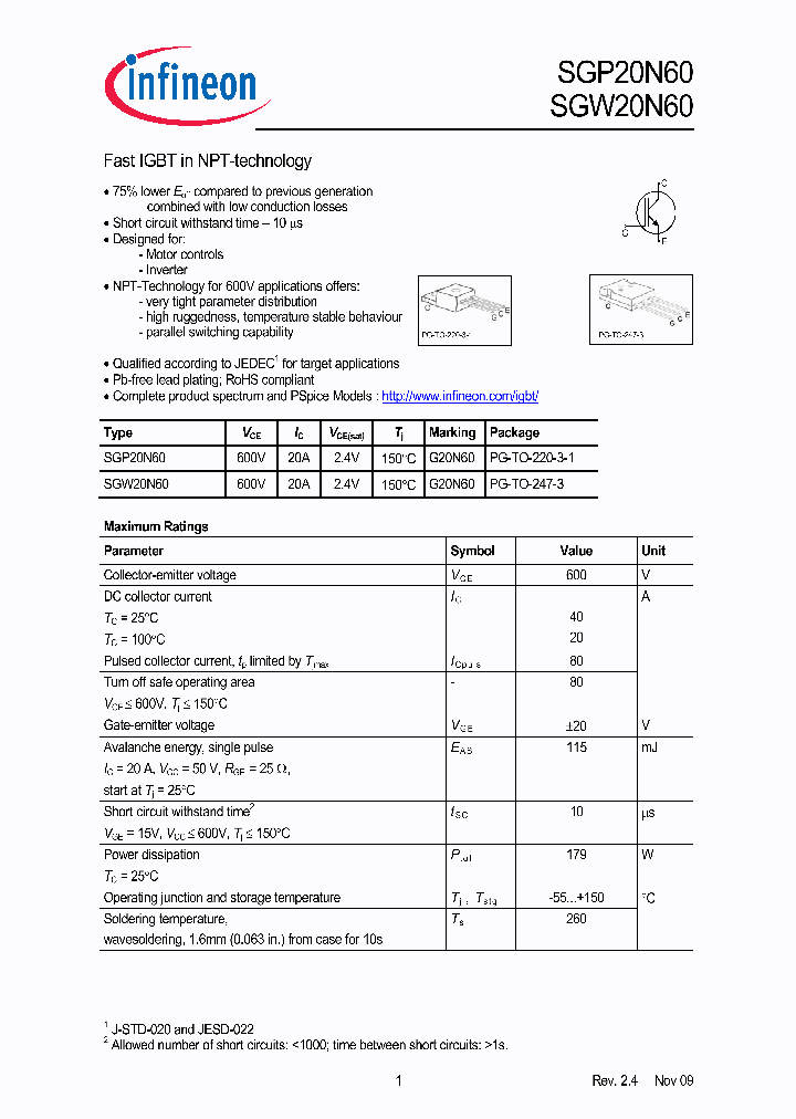 SGP20N60_4941554.PDF Datasheet