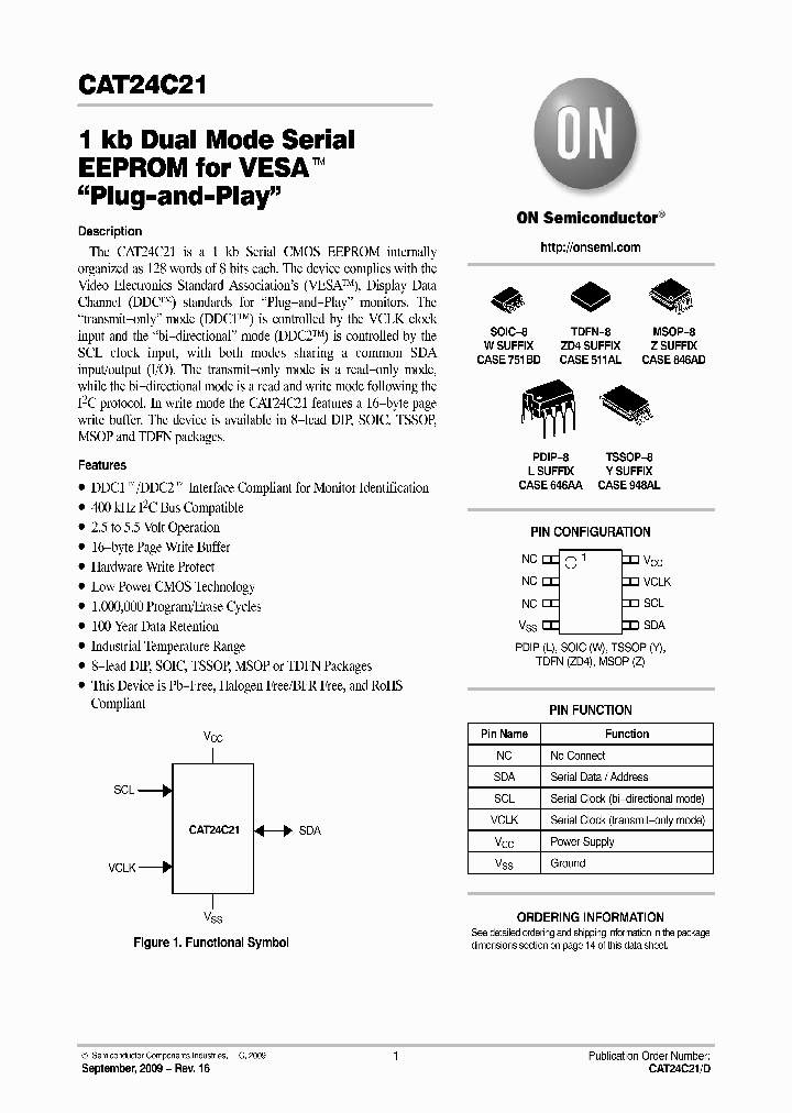 CAT24C21ZE-GT3_4942543.PDF Datasheet