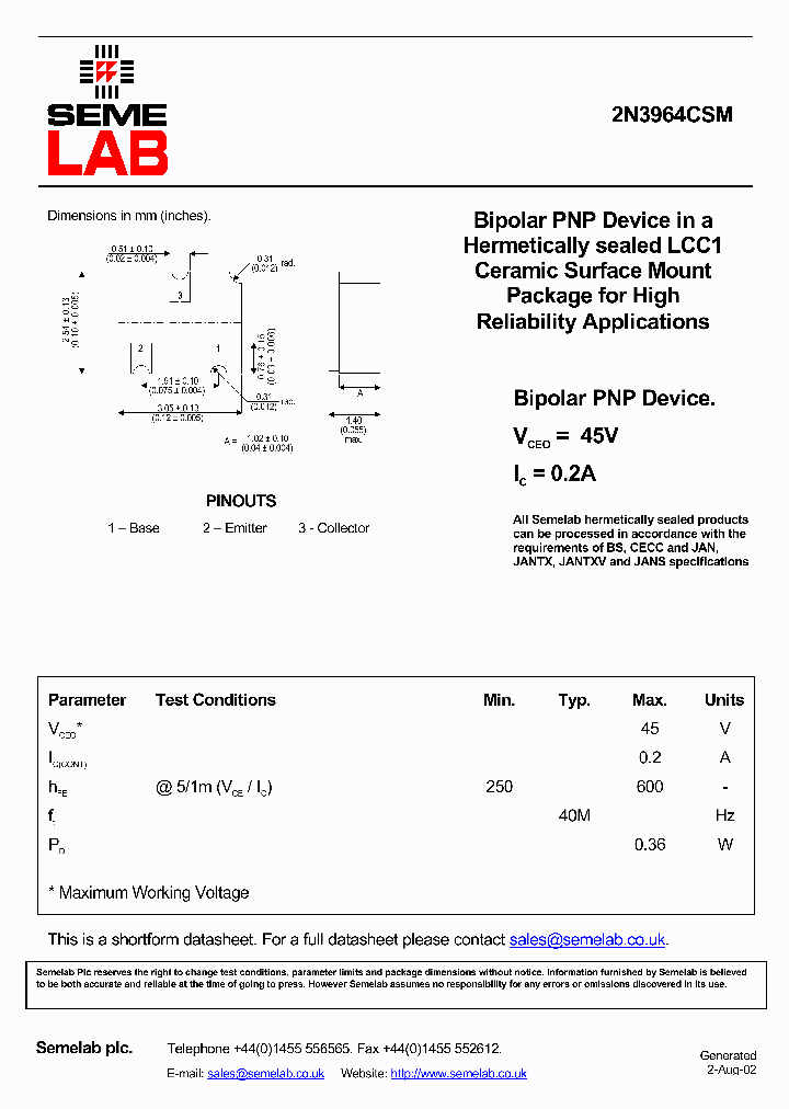 2N3964CSM_4943292.PDF Datasheet