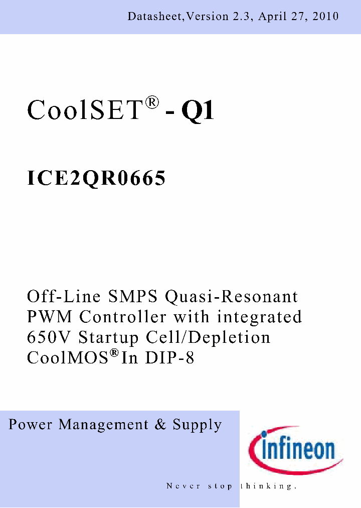 ICE2QR066510_4943313.PDF Datasheet