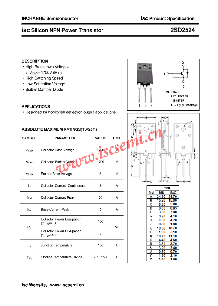 2SD2524_4944349.PDF Datasheet