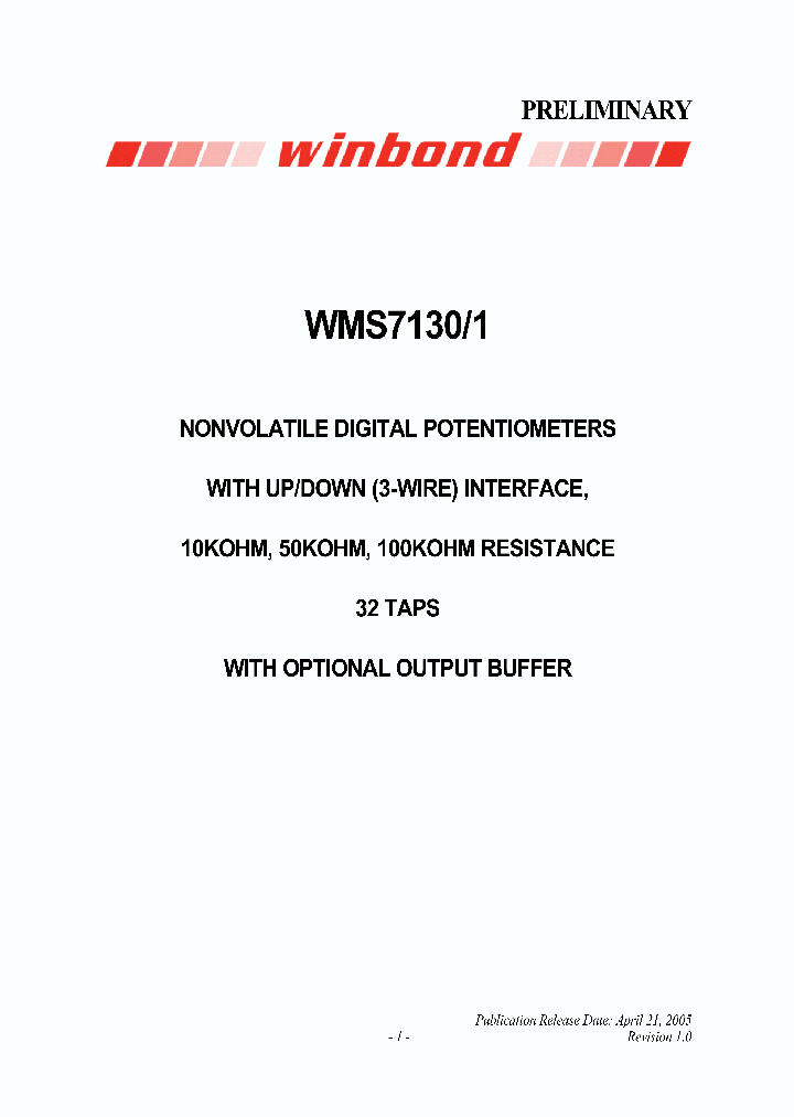 WMS7130050M_4944646.PDF Datasheet
