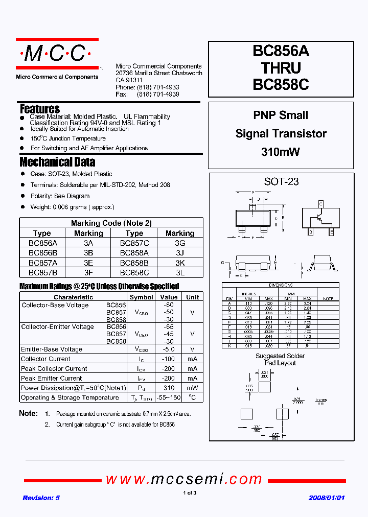 BC856A_4946102.PDF Datasheet