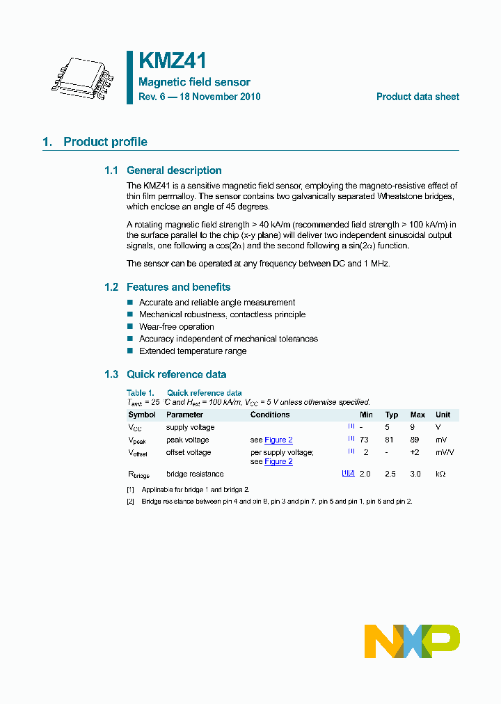 KMZ41_4948400.PDF Datasheet