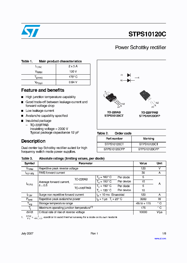 STPS10120C_4949190.PDF Datasheet