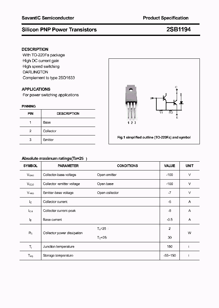 2SB1194_4951045.PDF Datasheet