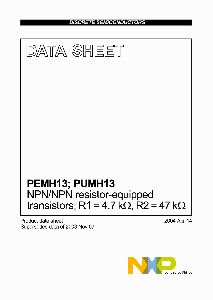 PEMH13_4952249.PDF Datasheet