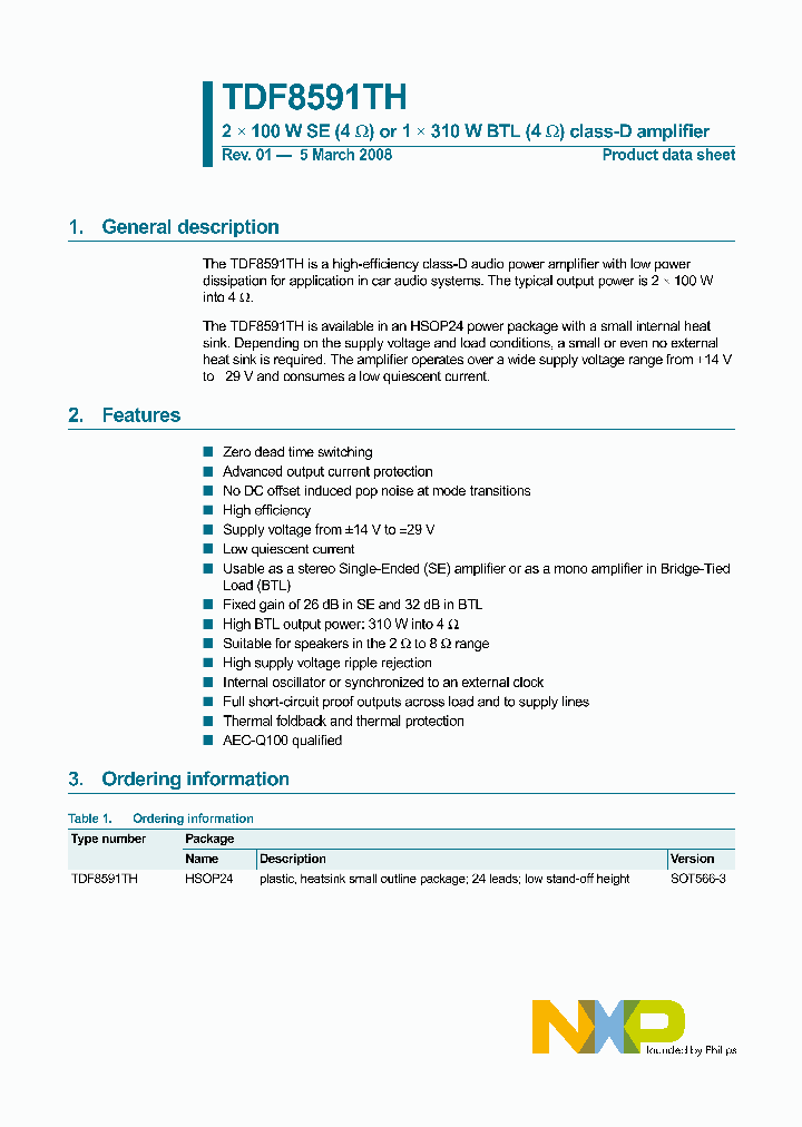 TDF8591TH_4952947.PDF Datasheet
