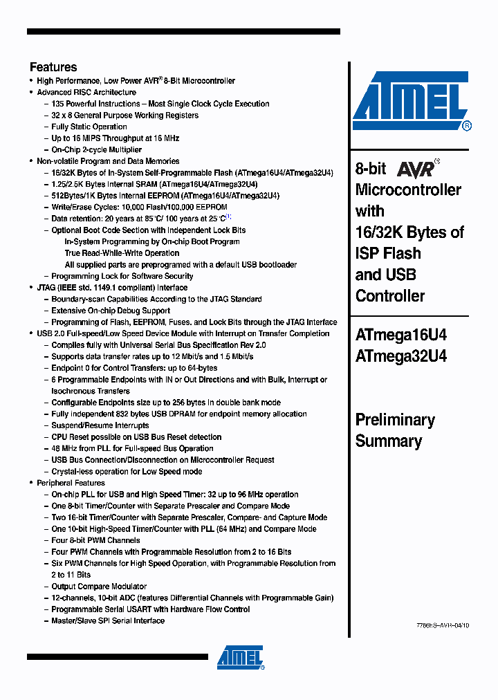 ATMEGA16U4RC-AU_4953576.PDF Datasheet
