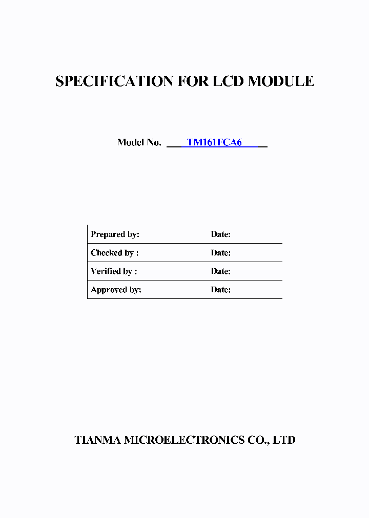 TM161FCA6_4957905.PDF Datasheet
