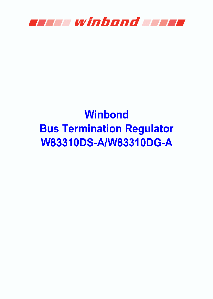 W83310DG-A_4959282.PDF Datasheet