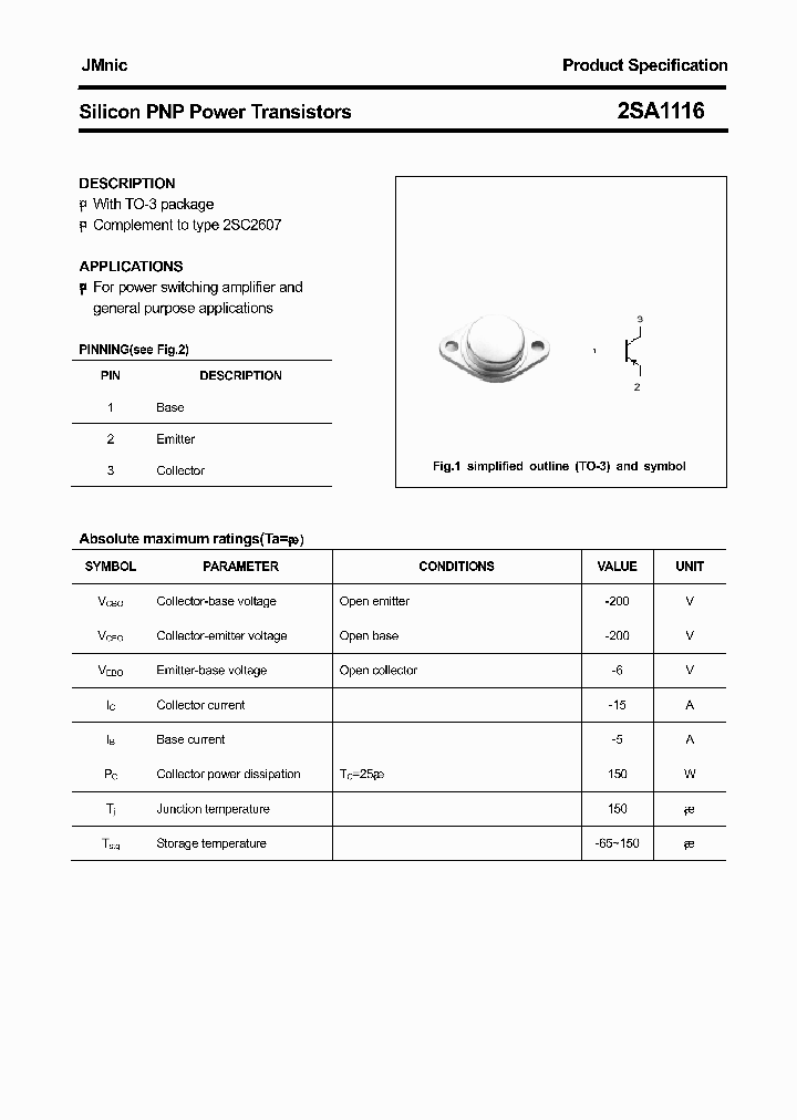 2SA1116_4960127.PDF Datasheet