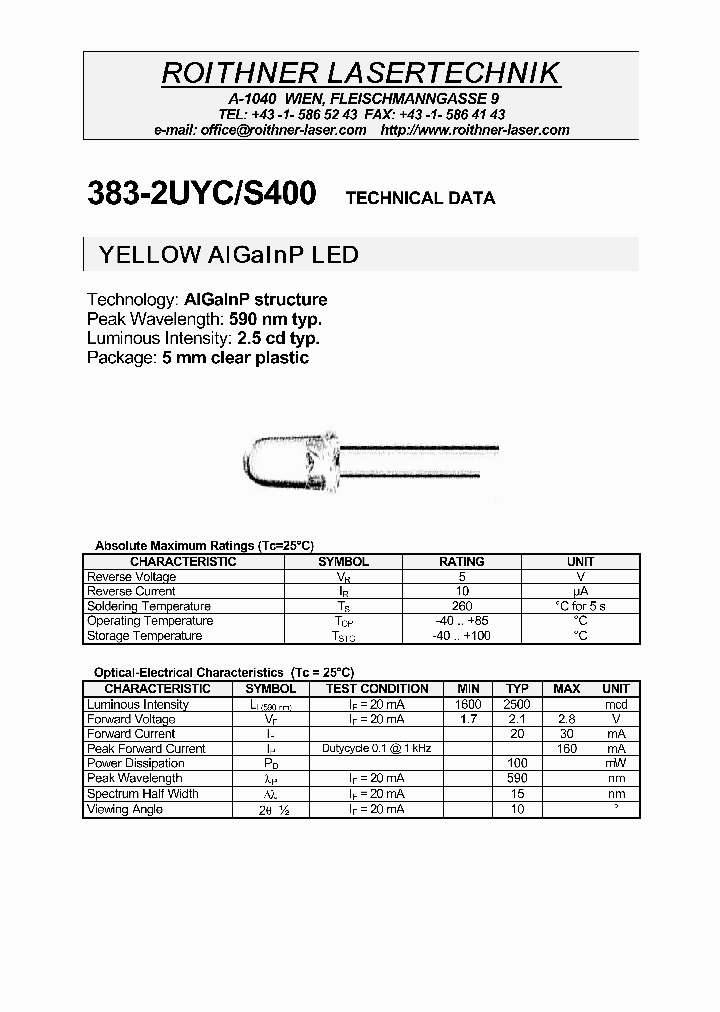 383-2UYCS400_4962731.PDF Datasheet