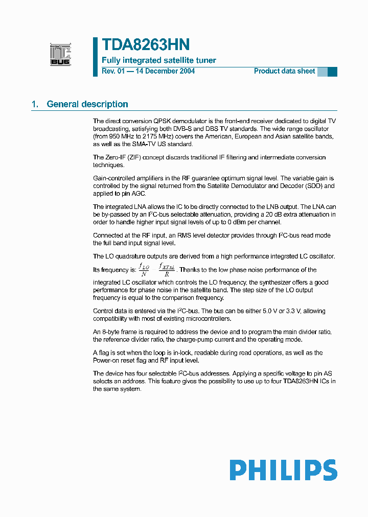 TDA8263HN_4964541.PDF Datasheet