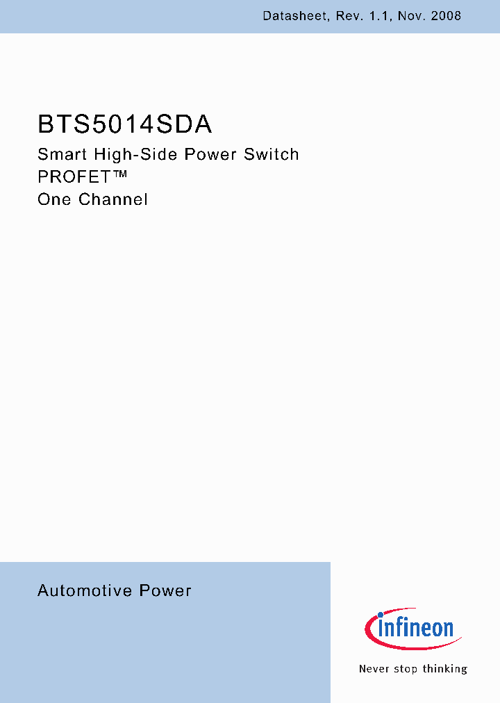 BTS5014SDA_4971502.PDF Datasheet