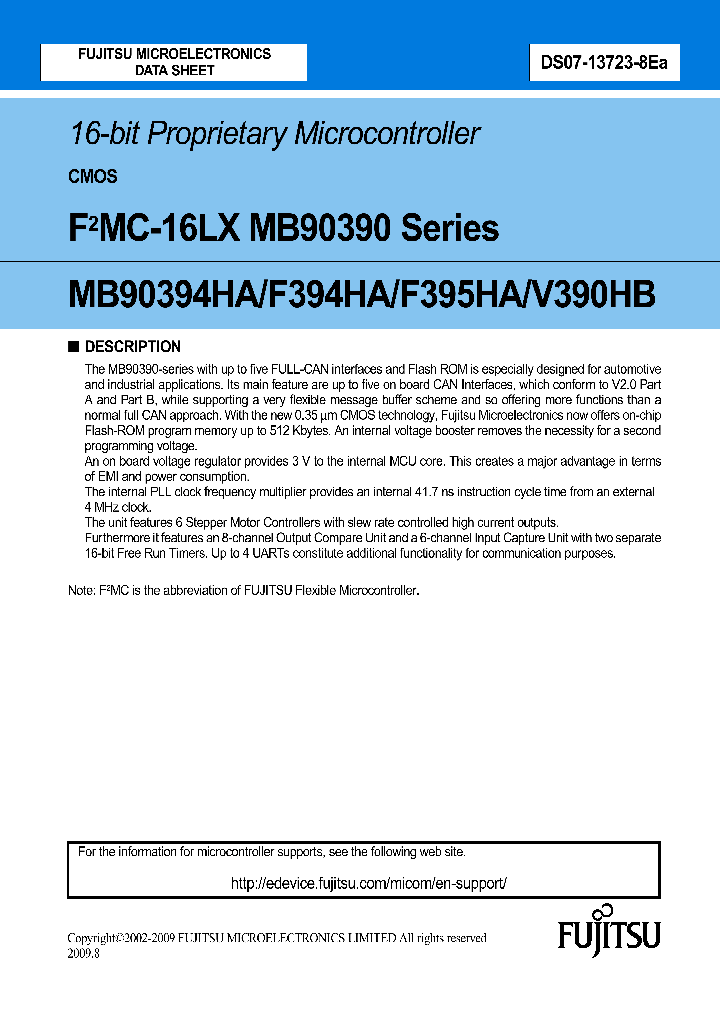 MB90F394HAPMCR_4974058.PDF Datasheet