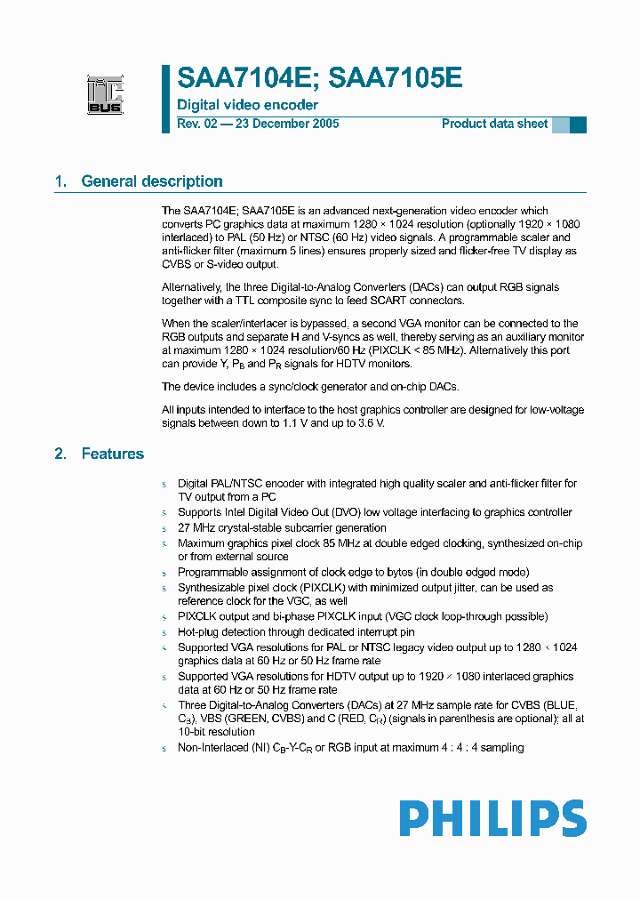 SAA7105E05_4975003.PDF Datasheet