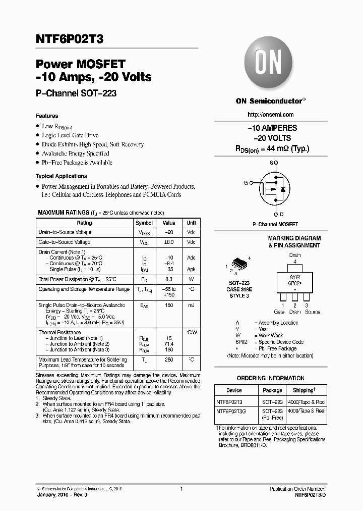 NTF6P02T3-D10_4976243.PDF Datasheet