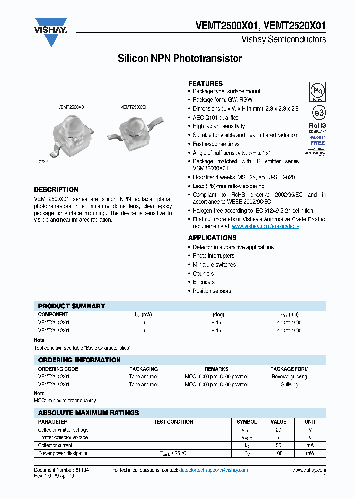 VEMT2520X01_4976745.PDF Datasheet