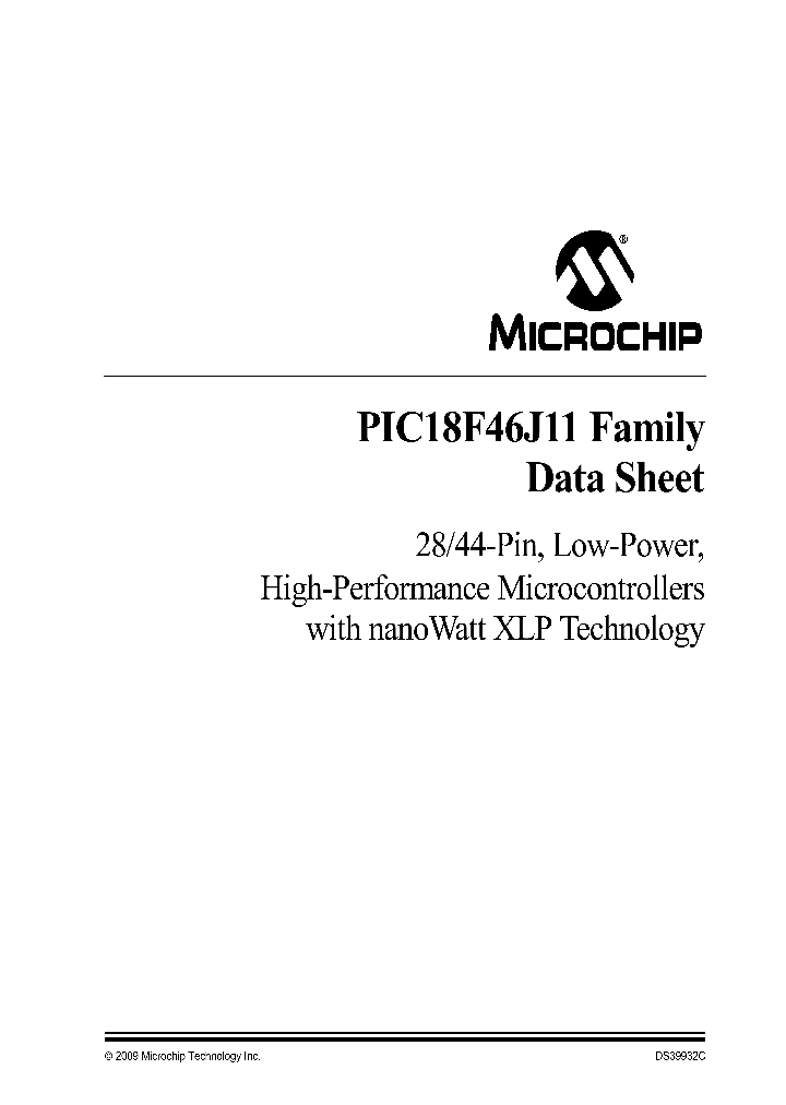 PIC18F25J11-ISO_4978003.PDF Datasheet