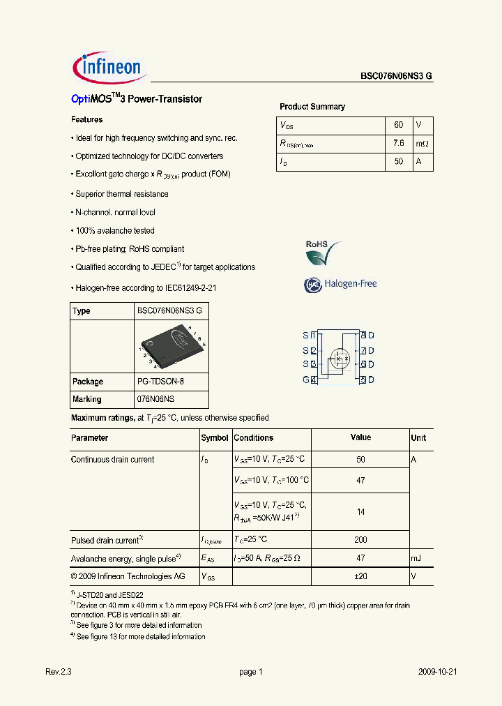 BSC076N06NS3G_4982101.PDF Datasheet