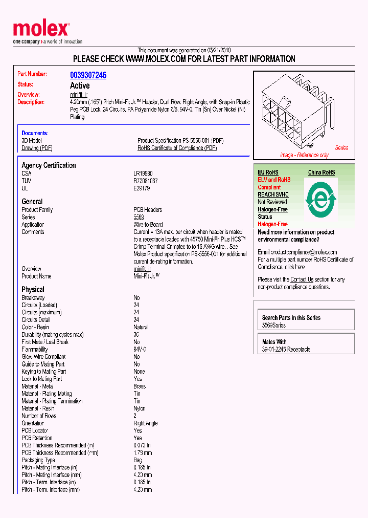 0039307246_4982104.PDF Datasheet