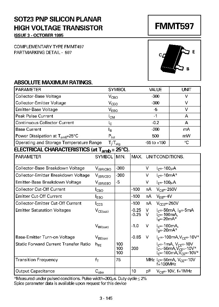 FMMT597_4983541.PDF Datasheet
