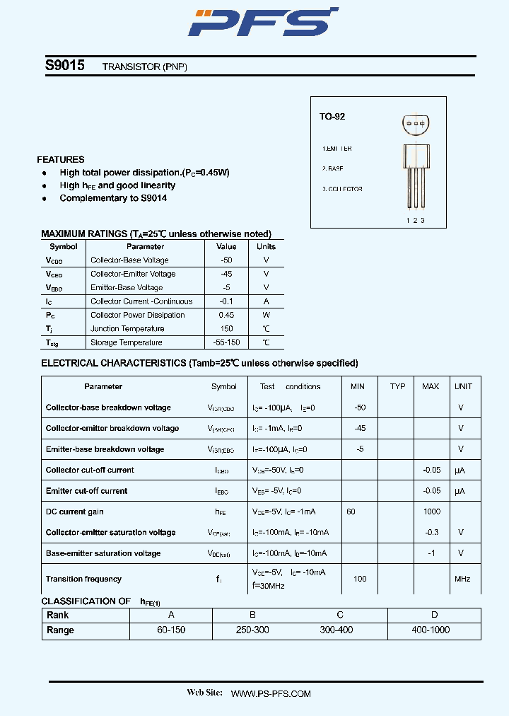 S9015_4989344.PDF Datasheet