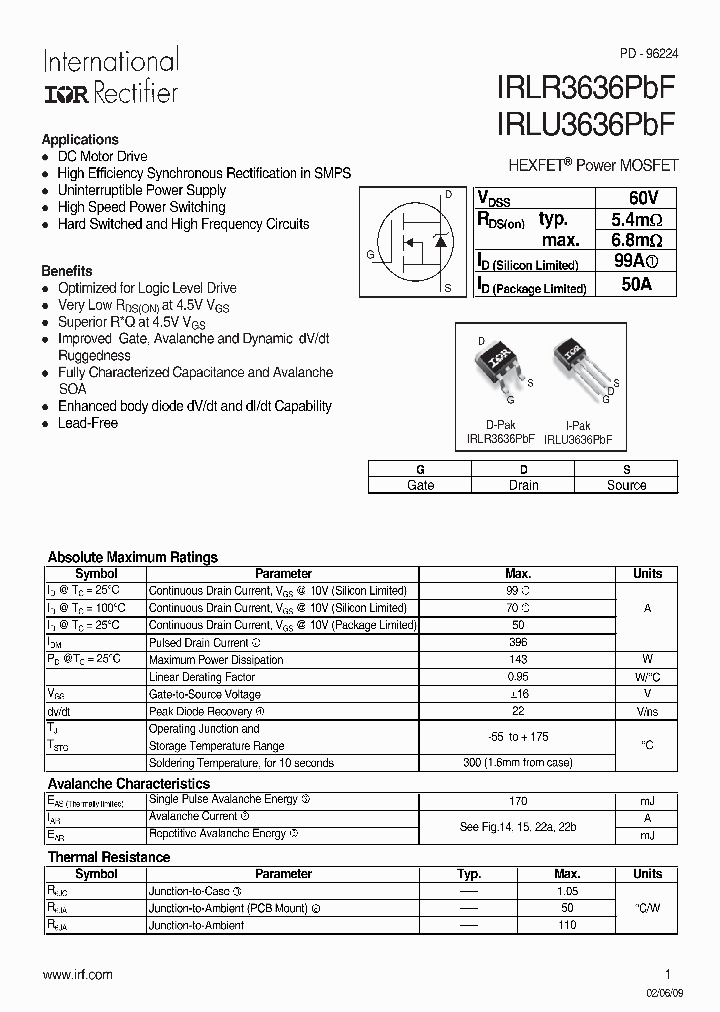 IRLR3636PBF_4989412.PDF Datasheet