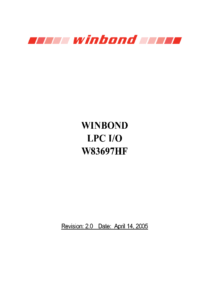 W83697HF_4992291.PDF Datasheet