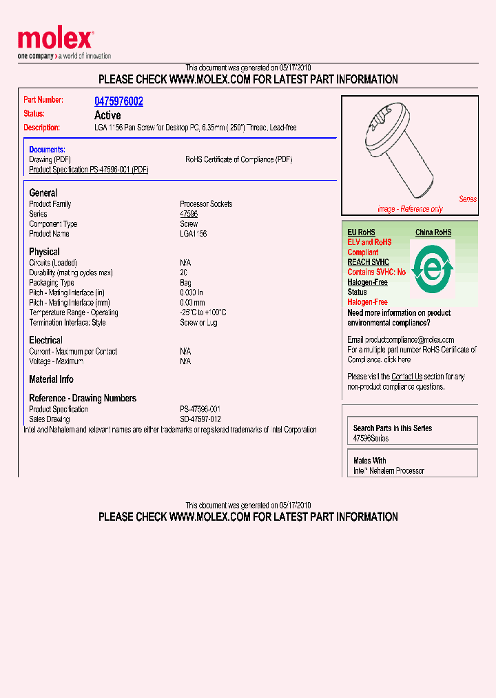 47597-6002_4992571.PDF Datasheet