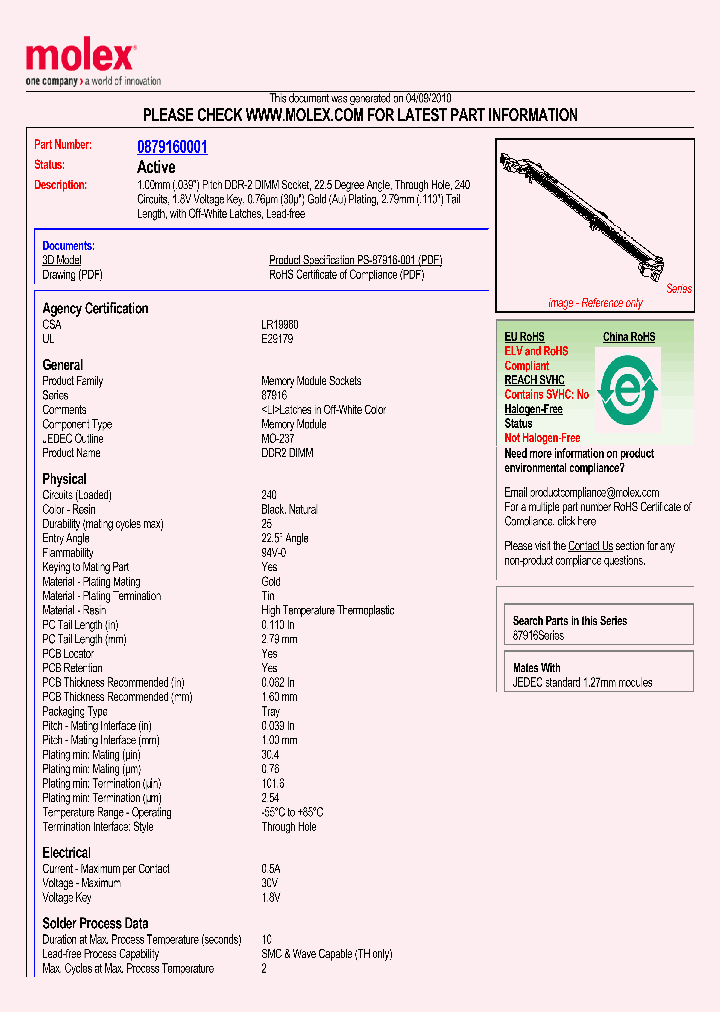 87916-0001_5000051.PDF Datasheet