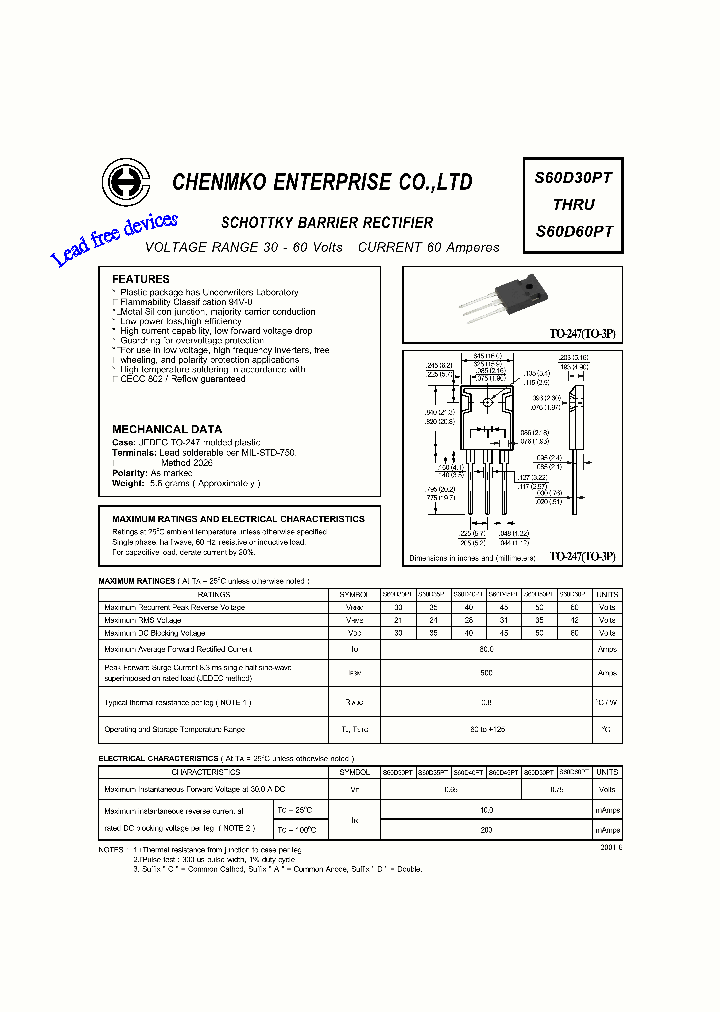 S60D40PT_5000275.PDF Datasheet