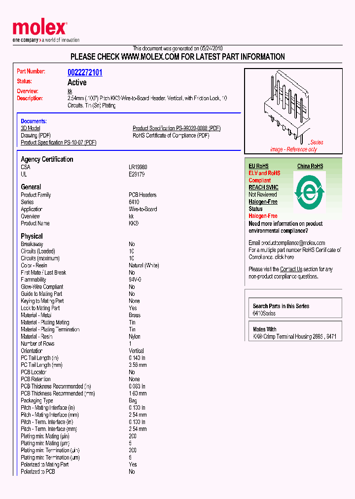 22-27-2101_5002446.PDF Datasheet