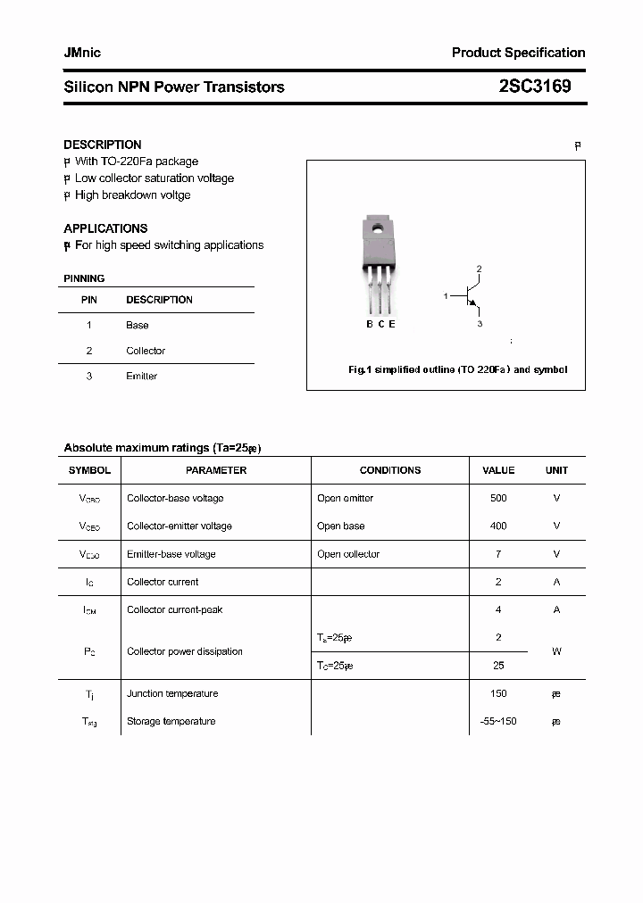 2SC3169_5002728.PDF Datasheet