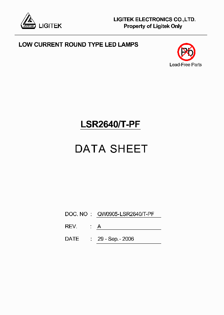 LSR2640-T-PF_5003383.PDF Datasheet