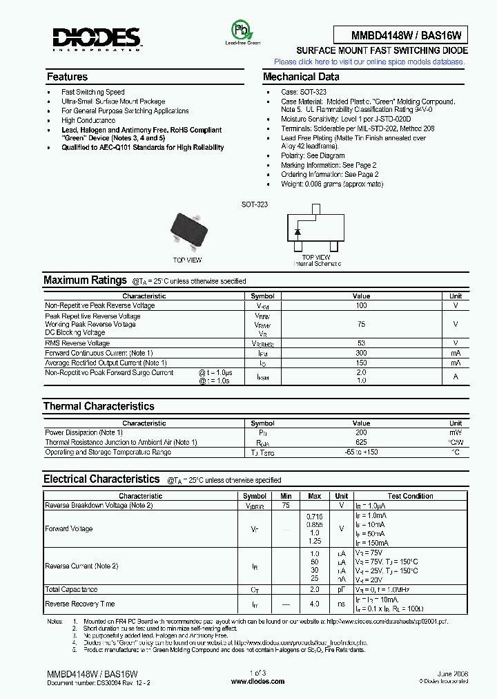 MMBD4148W-7-F_5004079.PDF Datasheet