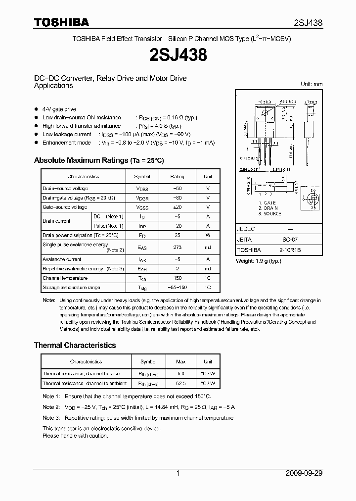 2SJ43809_5005337.PDF Datasheet